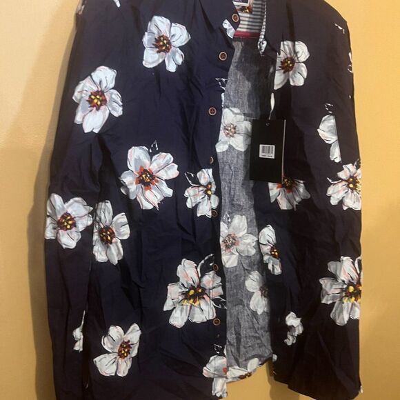 NWT Eighth Avenue floral button down S - Picture 4 of 8